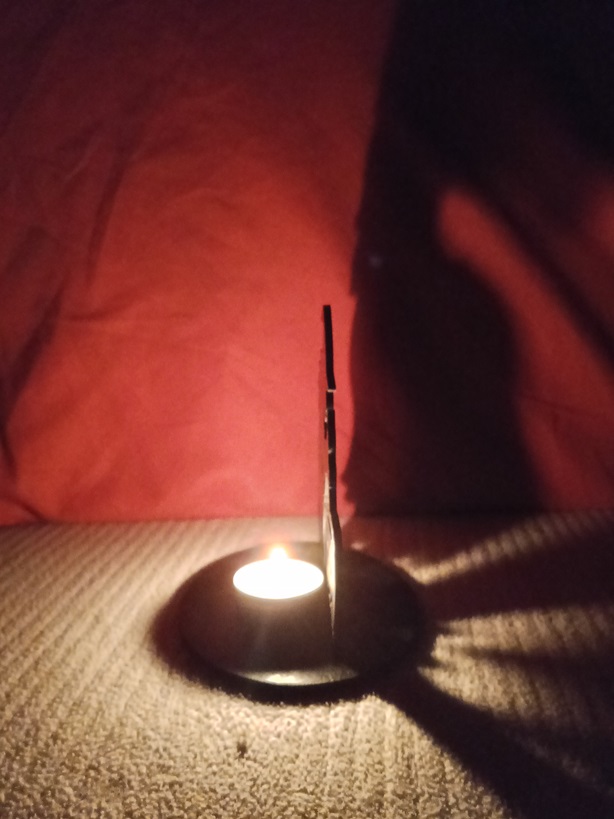 Portavelas 2 brujas caldero 2