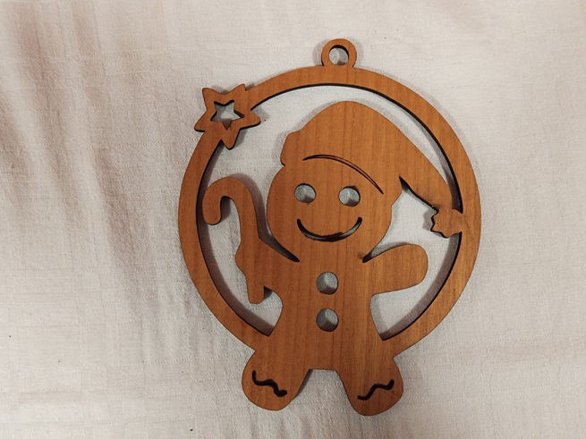 Bola navidad muñeco de jengibre 4