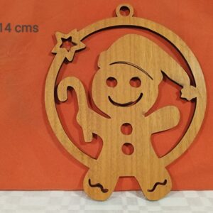 Bola navidad muñeco de jengibre 3