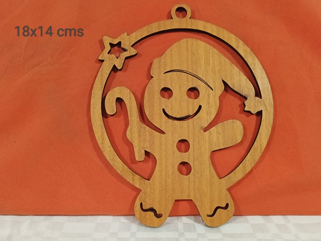 Bola navidad muñeco de jengibre 3