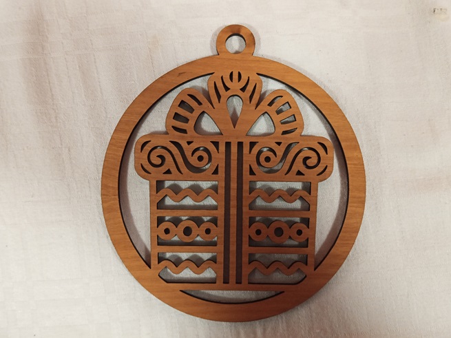 Bola navidad cajita de regalo 2