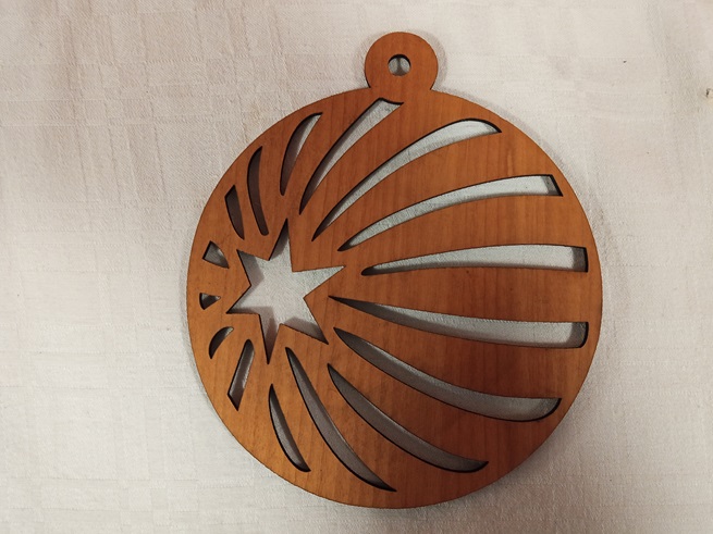 Bola navidad estrella 2