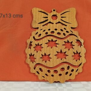 Bola navidad piña con estrellas