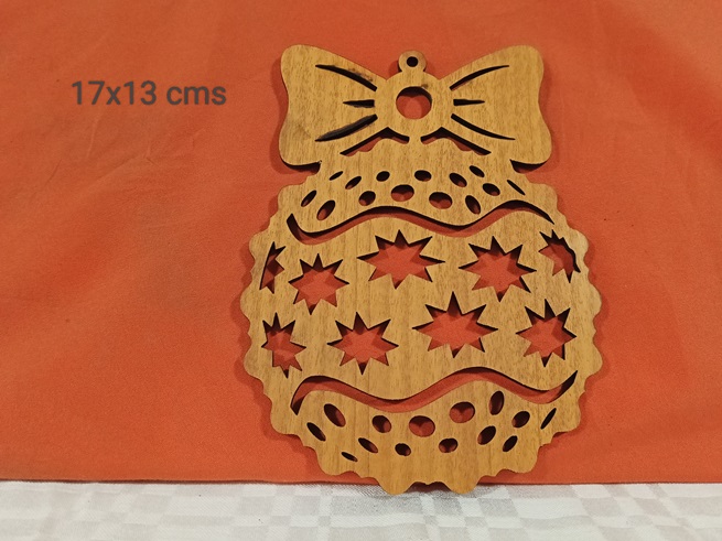 Bola navidad piña con estrellas