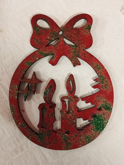 Bola navidad velas 4