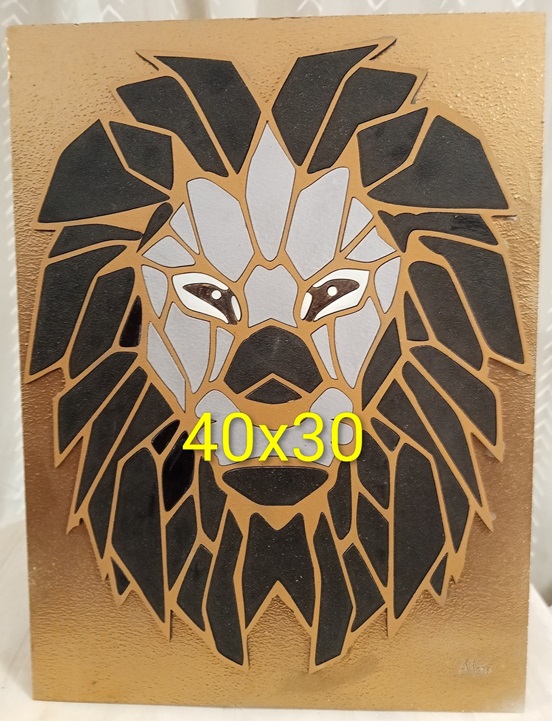 Cabeza de leon por piezas