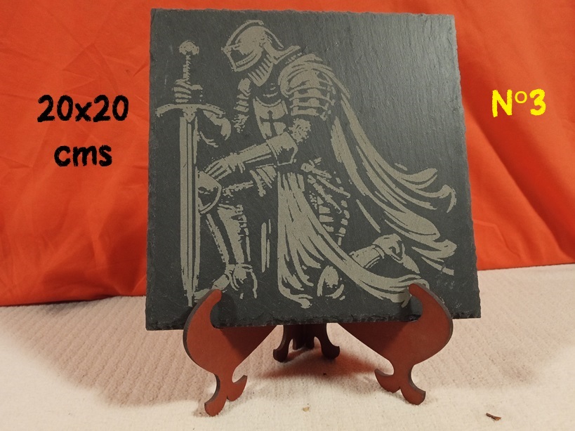 Plato pizarra grabado 1