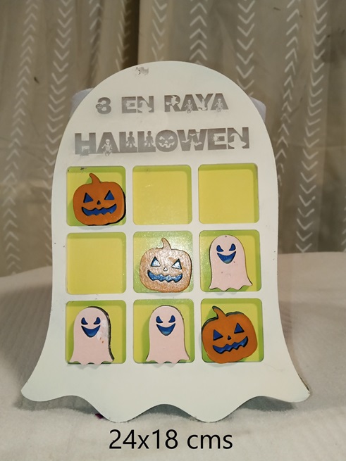 Juego 3 en Raya Halloween