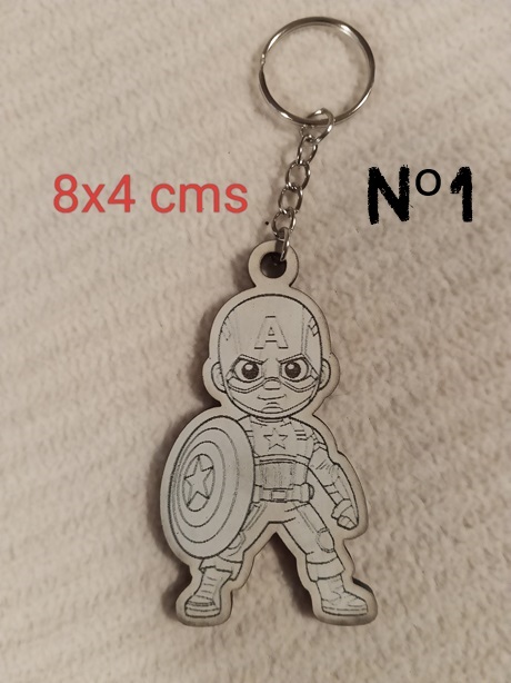 Llaveros superheroes niños 1