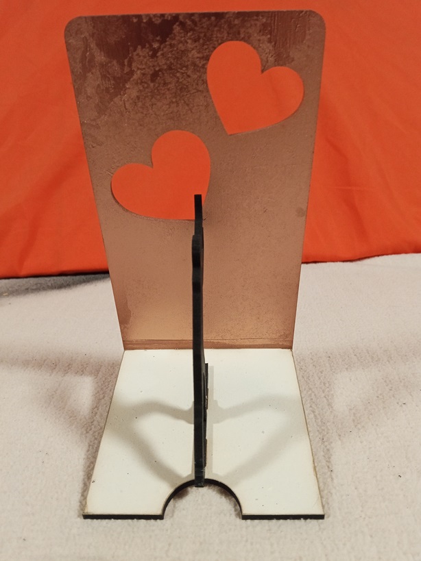 Soporte movil 2 corazones 3