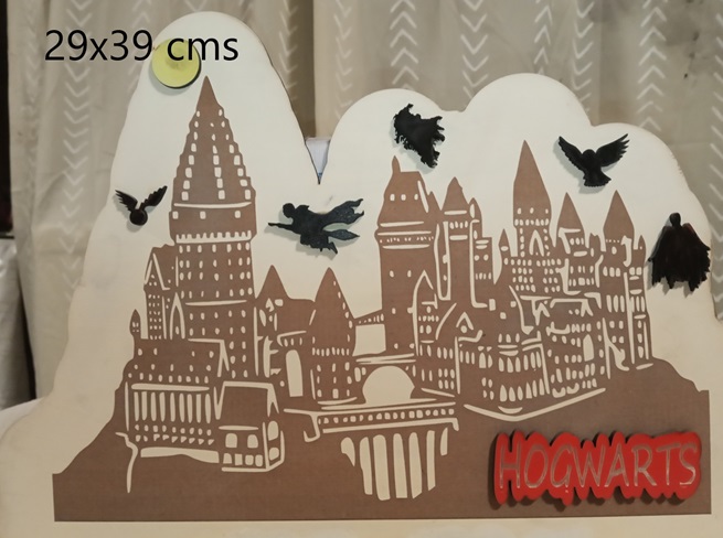 Adorno pared castillo de Hogwarth