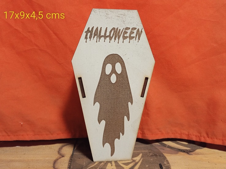 Caja regalo Halloween ataud