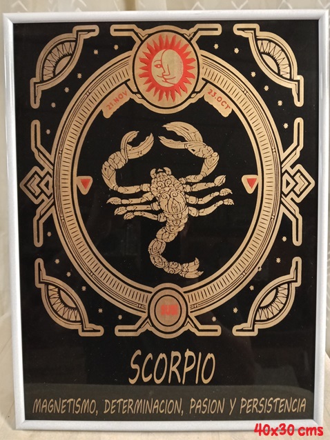 Cuadro signo del zodiaco personalizado