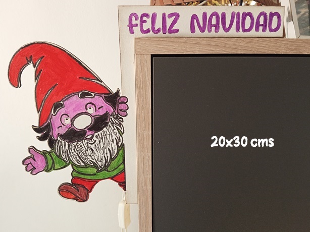 Figura esquina navidad duende