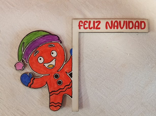 Figura navidad esquina galleta de Jengibre 2
