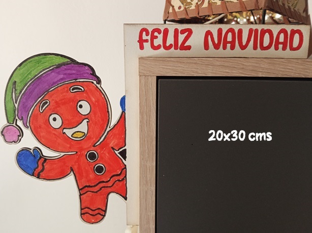 Figura navidad esquina galleta de Jengibre