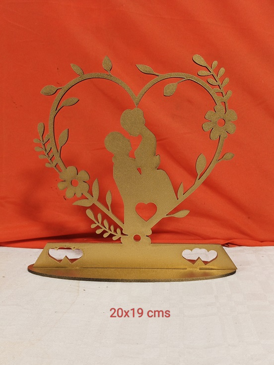 Figura novios corazon para siempre