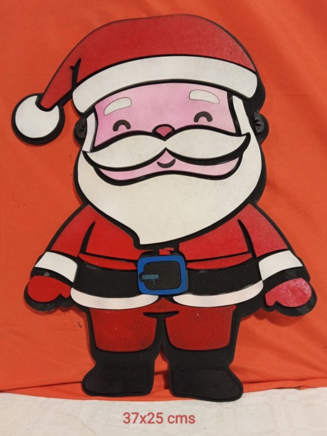 Figura mural Papa Noel por piezas