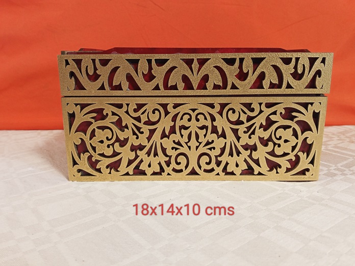 Joyero barroco rectangular 2 capas