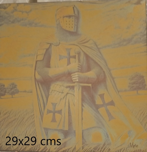 Lamina MDf grabada cruzado en campo de trigo