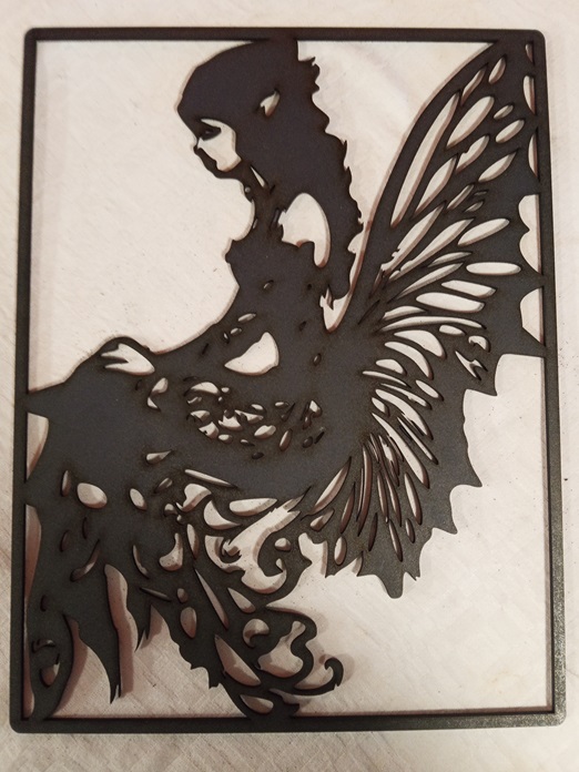 Mural pared hada del bosque 2