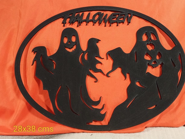 Mural Halloween 2 fantasmas