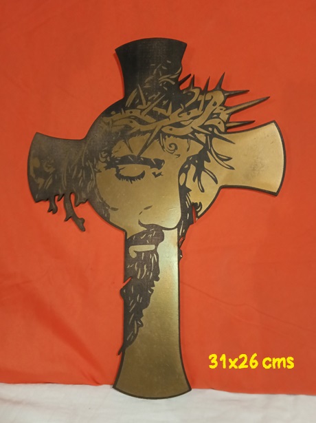 Adorno pared Cruz moderna