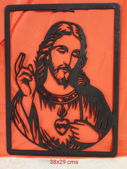 Mural pared Jesucristo bendiciendo