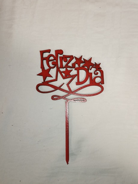 Topper para tarta de Feliz dia