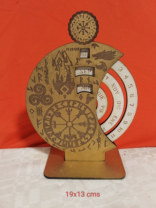 Calendario Vikingo dorado