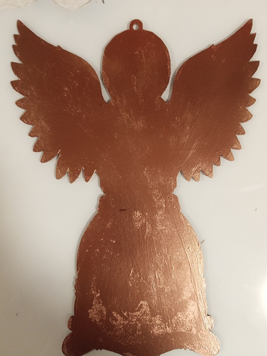 Colgante Angel Barroco grabado 3