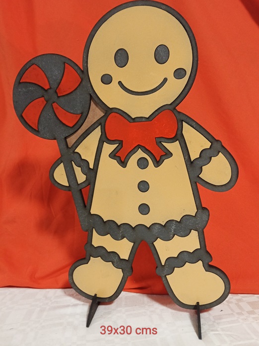 Galleta de jengibre grande con juguete