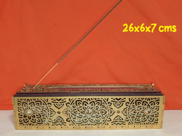 Caja quemador de incienso barroca