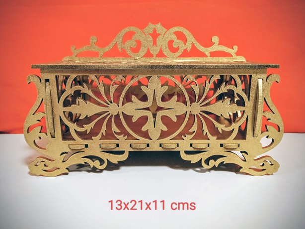 Joyero troquelado tipo arca