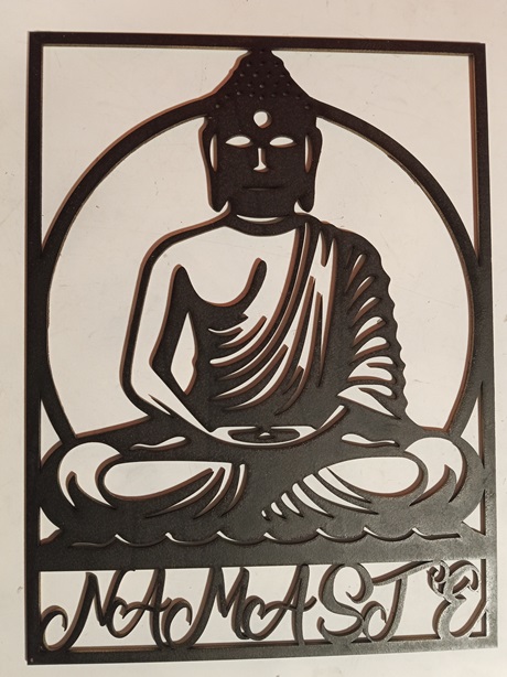 Mural Buda Namaste 2