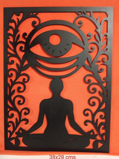 Mural Buda tercer ojo