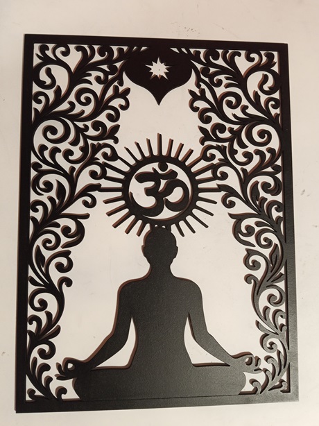 Mural Chakra sobre Buda 2