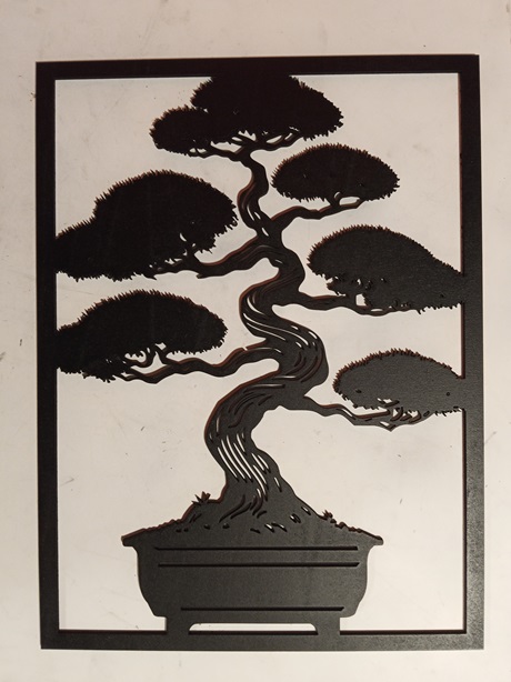 Mural pared bonsai 5 copas 2