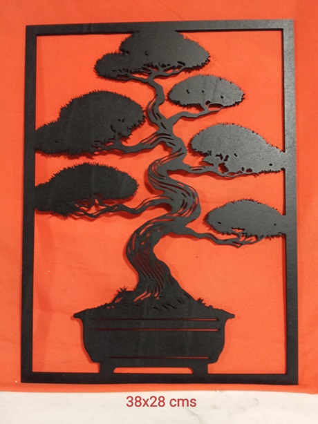 Mural pared bonsai 5 copas