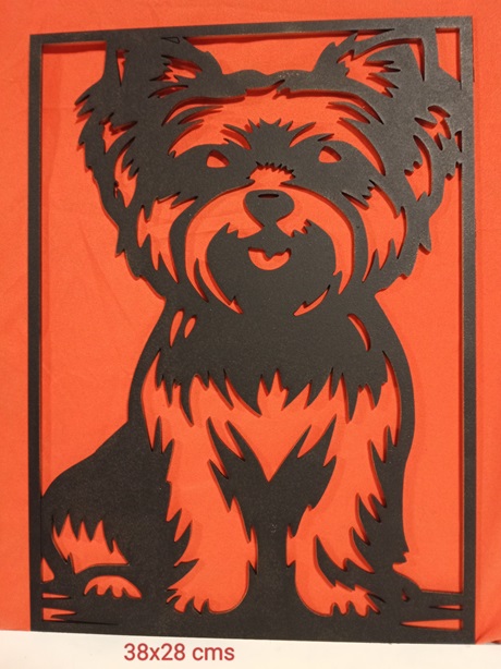 Mural Perro raza Yorkshire