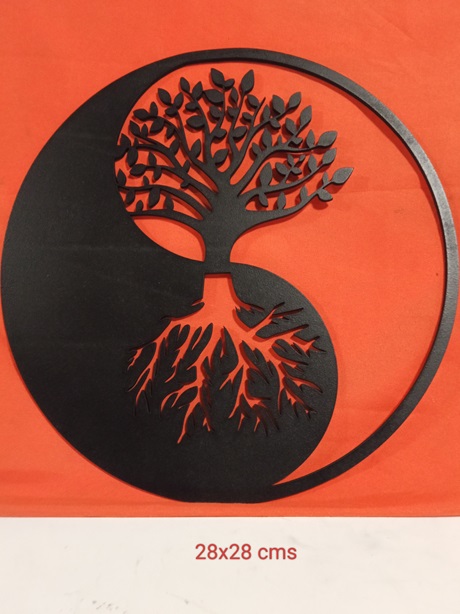 Mural Yin Yang árbol de la vida