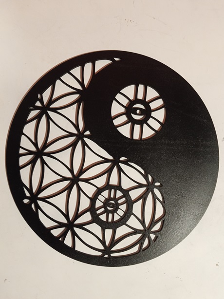 Mural Yin Yang troquelado 2