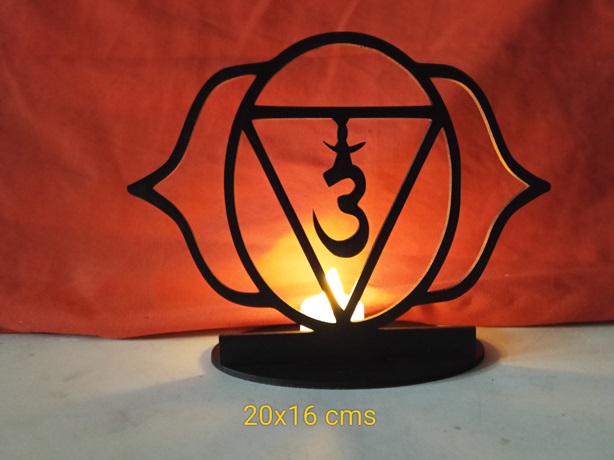 Portavelas Ajna chakra del tercer ojo