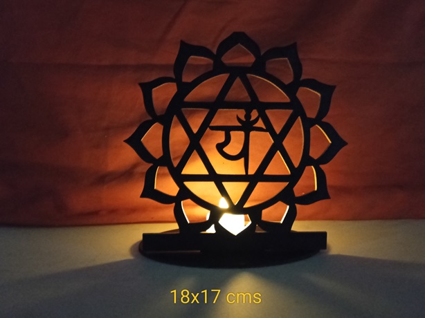 Portavelas Anahata el chakra corazon