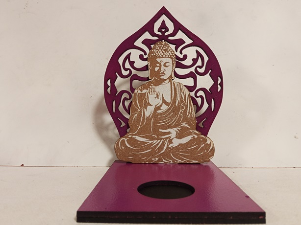 Portavelas Buda doble capa 2