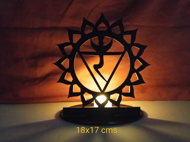 Portavelas Manipura chakra del plexo solar