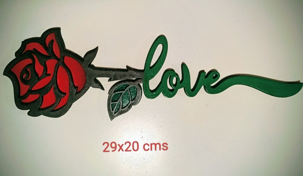 Rosa love enamorados 2 capas