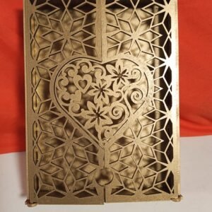 Caja regalo 2 tapas con corazon