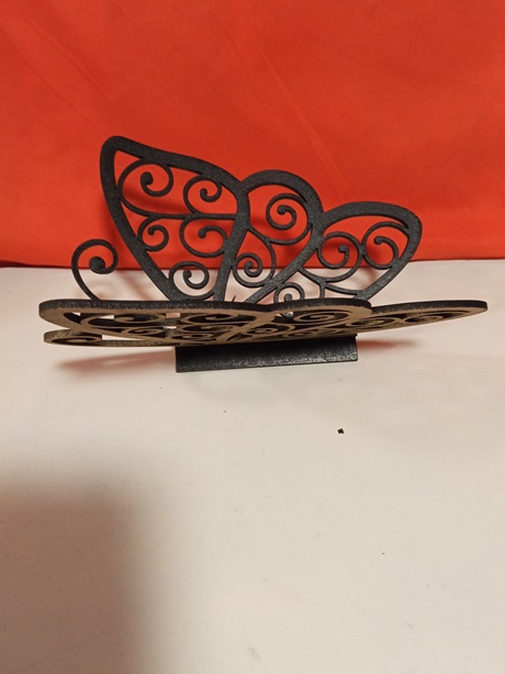 Mariposa en 2 piezas 3d numero 1 3