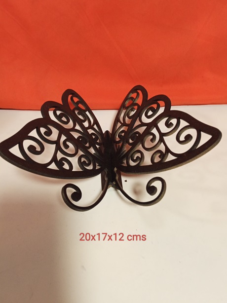 Mariposa en 2 piezas 3d numero 1